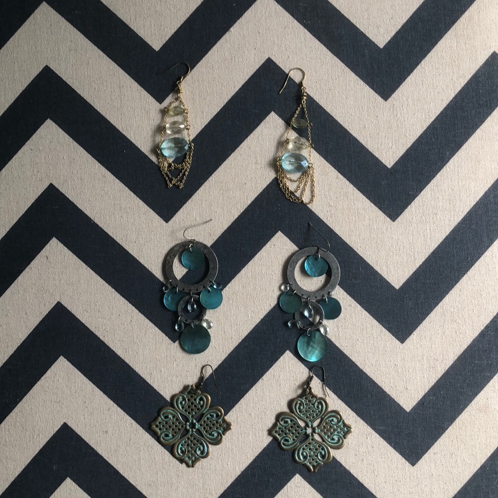 Forever 21 bundle of 3 pairs of earrings